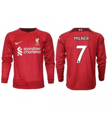 Liverpool James Milner #7 Hjemmedrakt 2022-23 Langermet